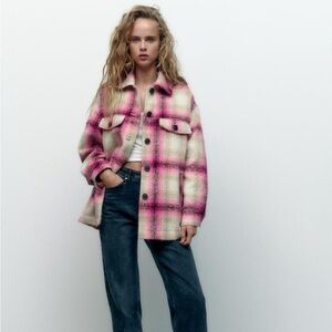 Zara flannel jacket